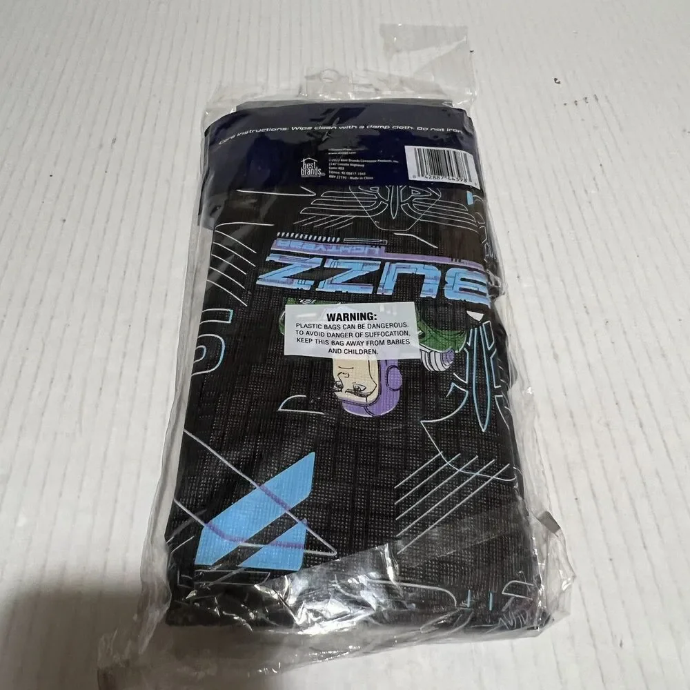 Disney Buzz Lightyear Tablecloth Black 52in X 70in Pixar Party Supply New